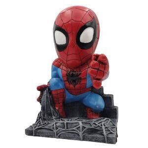 Large 14" Amazing Spider-Man Hard Foam Statue Decoration Bowl Holder Marvel Web